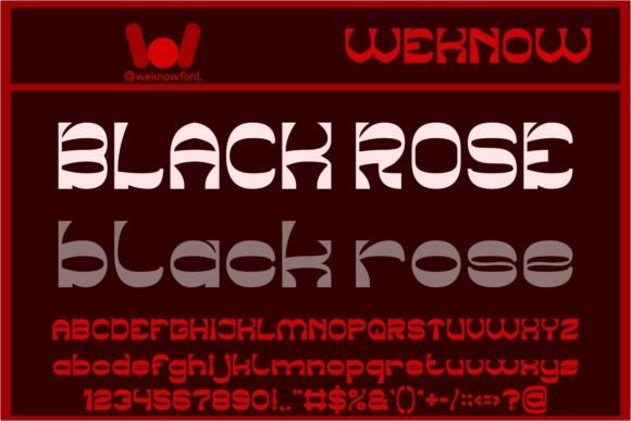 Black Rose: A Display Font for Bold, Elegant Design