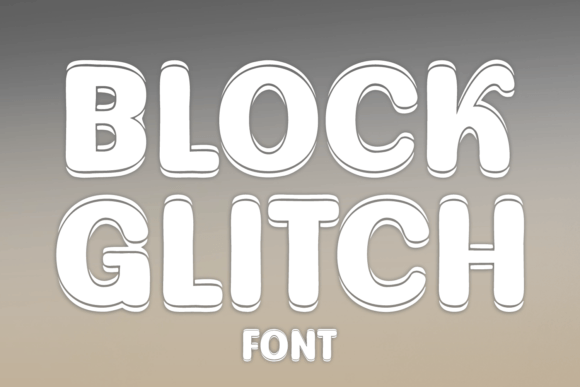 Block Glitch: A Display Font for Bold, Modern Design