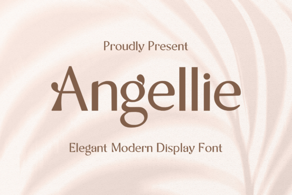 Discover Angellie: A Modern Display Font for Elegant Projects