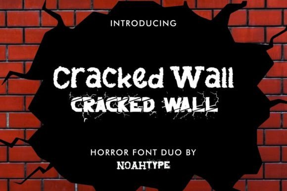 Discovering Cracked Wall: A Display Font with Distinctive Character