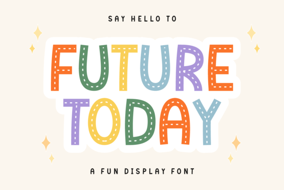 Future Today: A Display Font That Connects the Dots of Modern Design