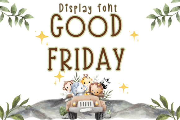 Good Friday: A Display Font for Creative Projects